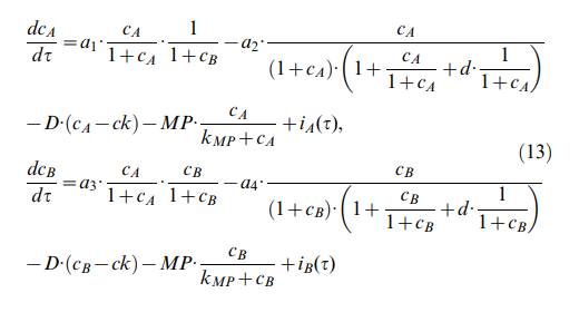 Cytokine Math Model Valeyev et al 2010