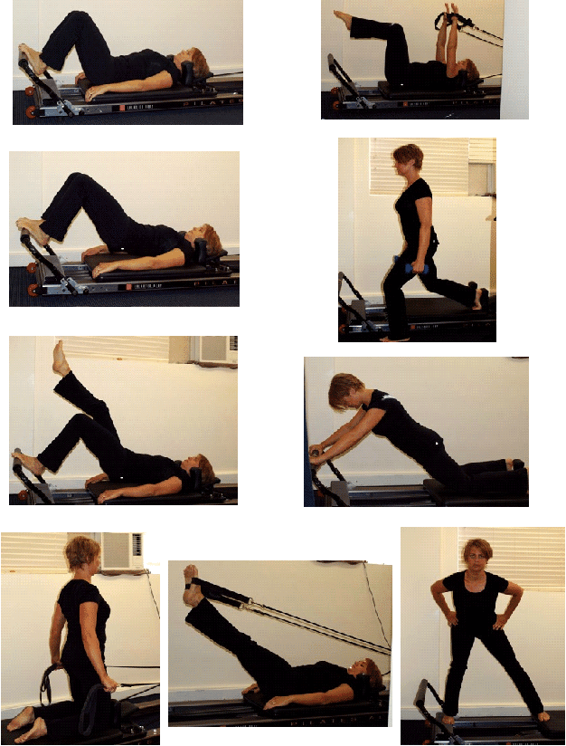 Knee Stretches Round Back on the Reformer